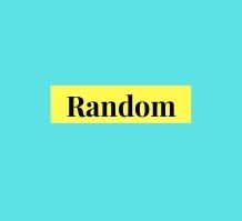 An image that says Random.